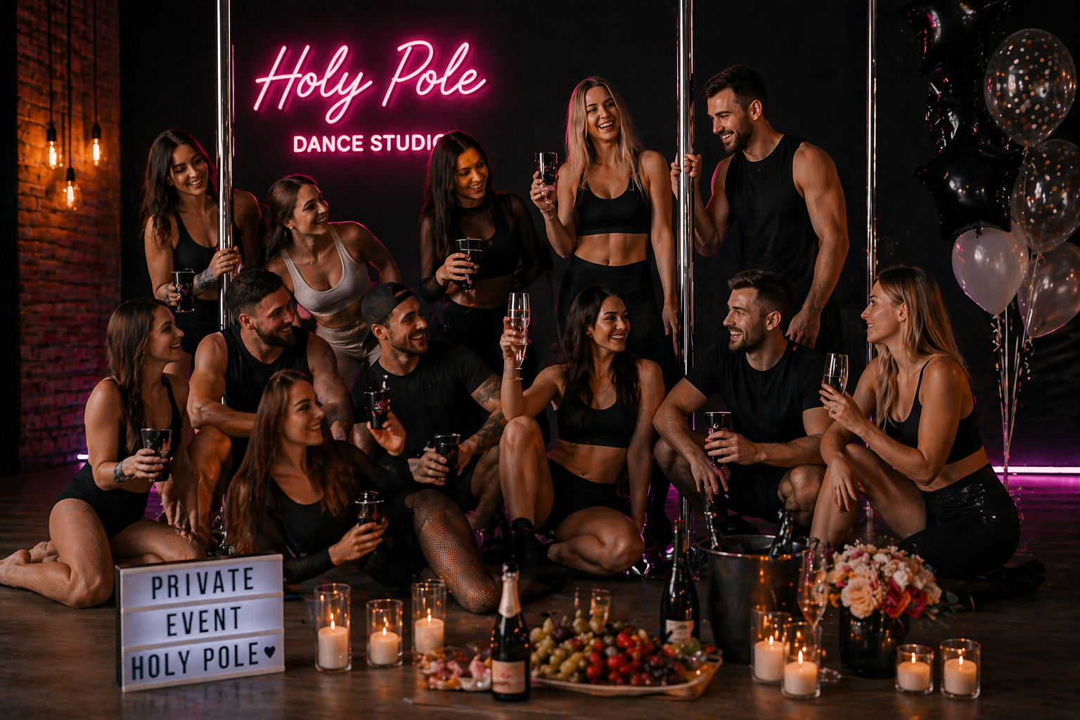 Sünnipäeva pidamine Holy Pole Dance stuudios Tallinnas